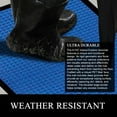 thumbnail image 4 of A1HC Indoor Outdoor Mat, Front and Back Entrance Welcome Mats, Front Door Patio Mats 18X30 Inches, Non-Slip Easy Clean Entrance Washable Doormat, Blue Waffle, 4 of 7