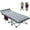 Cozy Red Cot w/ 2 Sided Mattress, variant on ABORON Folding Camping Cot, Folding Guest Bed for Adults, Portable Heavy Duty Sleeping Cots with 2 Sided Mattress & Carry Bag