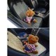 thumbnail image 2 of Accesorios de viaje para perros, cubierta de asiento de coche para perros, cubierta delantera para mascotas para coches, camiones y suvs-Oxford impermeable y nonsli, gris Feliz Sencillez, 2 of 5