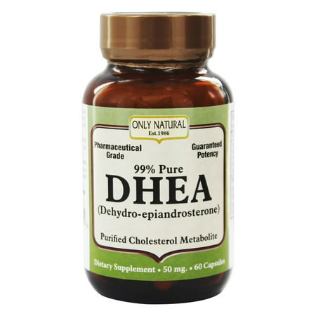 ONLY NATURAL - DHEA 99% 50 mg. - 60 Capsules
