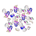 thumbnail image 1 of Surtido de cristales para uñas con parte posterior plana, diamantes de imitación en forma de diamante para diseño artístico de uñas, 1 of 5