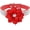 Red2, variant on Miaocao Cute Dog Collar with Bling Rhinestone, Fancy Crystal Diamond Glitter Pretty Jewel Soft Cat Collars for Small Medium Large Breed Dogs Girl Female Pet Puppy Kitten Terrier