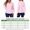 thumbnail image 5 of Womens Button Down Shirts Lapel Long Sleeve Blouses Business Work Shirt Dressy Casual Collared Tops, 5 of 7