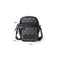 thumbnail image 3 of Bolso Para Hombre Crossbody Casual Negro Tartán cuadrado, 3 of 4