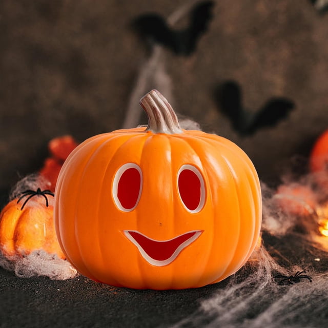 Lámpara de calabaza de Halloween DYNWAVEMX Estilo B decoración del hogar para patio jardín