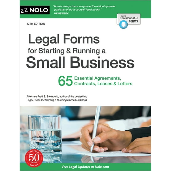 Pre-Owned Legal Forms for Starting & Running a Small Business: 65 Essential Agreements, Contracts, Leases & Letters (Paperback) 1413329519 9781413329513
