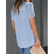 thumbnail image 5 of Camisa De Gasa Para Mujer Parte Superior De Gasa Holgada Y Suelta Para Mujer Dobladillo De Muñeca Transpirable Y Cómodo Para El Verano ANGGREK  Ropa, 5 of 6
