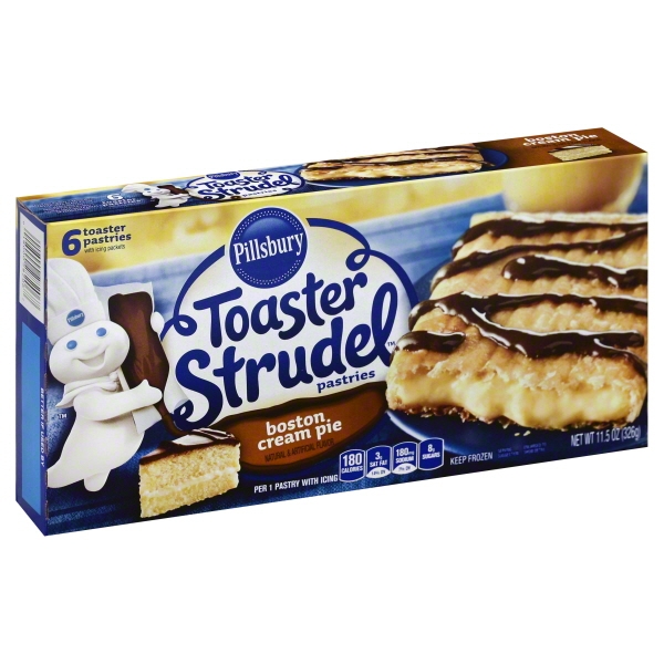 General Mills Pillsbury Toaster Strudel Pastries, 6 ea