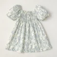 thumbnail image 1 of Vestido Floral de algodón de verano para niñas, trajes de hermanas, vestidos de princesa de línea A encantadores para niños, mono bonito para bebé, ropa para chico, 1 of 6