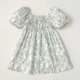 thumbnail image 1 of Vestido Floral de algodón de verano para niñas, trajes de hermanas, vestidos de princesa de línea A encantadores para niños, mono bonito para bebé, ropa para chico, 1 of 6