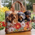 thumbnail image 2 of Evdexr 2026 Quilted tote Bags for Women Large Boho Vintage Chicken Book Floral Crossbody Quilt totes Oversized tote Bag Zipper Purses Handbag H, 2 of 3