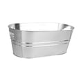 thumbnail image 2 of Abbracc Galvanized Oval Beverage Tub Ice Bucket for Cooling Chilling Restaurant, 2 of 9