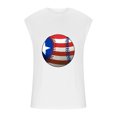 thumbnail image 4 of IROINNID Round Neckline Work Out Tops For Men Sleeveless Sports Tank Tops Vest Pullover Graphic Print Tops, 4 of 5