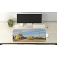 thumbnail image 2 of Cactus Computer Mouse Pad, Desert Scenery Saguaros and Boulders Catching the Day's Last Sunbeams, Rectangle Non-Slip Rubber Mousepad Large, 31" x 12" Gaming Size, Pale Blue Pale Brown, by Ambesonne, 2 of 2