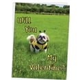 thumbnail image 4 of Glory To Dog Will You (Bee) My Valentine Greeting Card (Portrait/Shiz-Tzu), 4 of 6