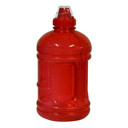 - 1/2 Gallon (64 oz.) BPA FREE Plastic Water Bottle w/ 48mm Twist Cap