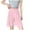 Pink, variant on Inleife Womens Short Pants Women's Summer Solid Pocket Casual Shorts Loose Five Pants
