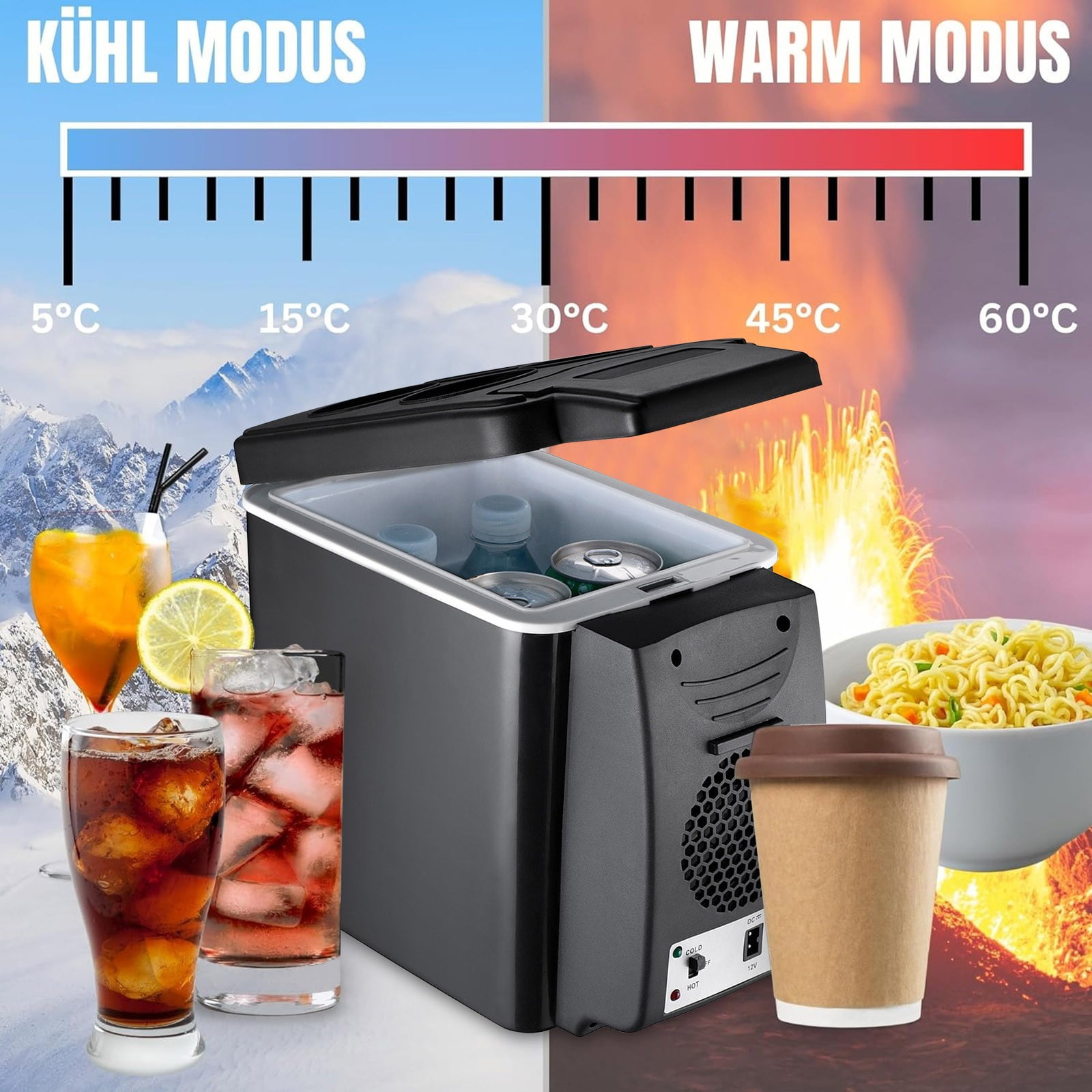 Bdday Car Refrigerator Refrigerator For Car Car Refrigerator Freezer 12V Car Refrigerator 6L Portable Car Refrigerator Portable Freezer DC12V