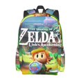 thumbnail image 2 of The Legend of Zelda Link's Awakening Unisex Laptop Backpack Large Capacity Daypack Shoulders School Bookbag Satchel Rucksack Travel Bag, 2 of 8