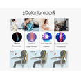 thumbnail image 3 of Cojin Soporte Lumbar Almohada Respaldo Sillas Auto Oficina, 3 of 4