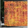 thumbnail image 4 of Ambesonne Orange Shower Curtain, Vintage Mosaic Grunge, 69"Wx70"L, Orange Mustard, 4 of 5