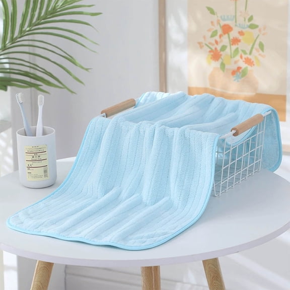 YANHAIGONG Large Hand Towels ,Thick Plush Hand Towels Dry,Cotton Absorbent Superfine Fiber Soft Comfortable Bath Towel,Absorbent Dry Oversized Towels Spa Hotel Luxury Hand Towels