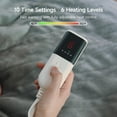 thumbnail image 3 of GOTCOZY Heated Blanket King Size - Electric Blanket with Dual Controller 6 Heating Level & 10 Hour Auto Off Heating Blanket, ETL Certified (100X90 Inch Grey), 3 of 13