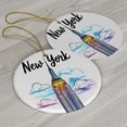 thumbnail image 3 of Empire State Building newyork Christmas Ornament, Collection of City Travel Souvenirs for Family and Friends, Christmas Tree Ornament City Travel, Trips of The Year, Christmas Ornament 2025, 3 of 5