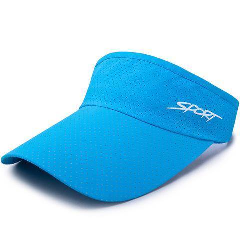 Sombrero de copa vacío para mujer, para correr, maratón, deportes, de secado rápido, parasol, protector solar, tenis, sin copa, para hombre