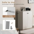 thumbnail image 5 of Giantex 2 Door Storage Base Cabinet, Freestanding Floor Cabinet, Kitchen Cupboard Storage Organizer, White, 5 of 8