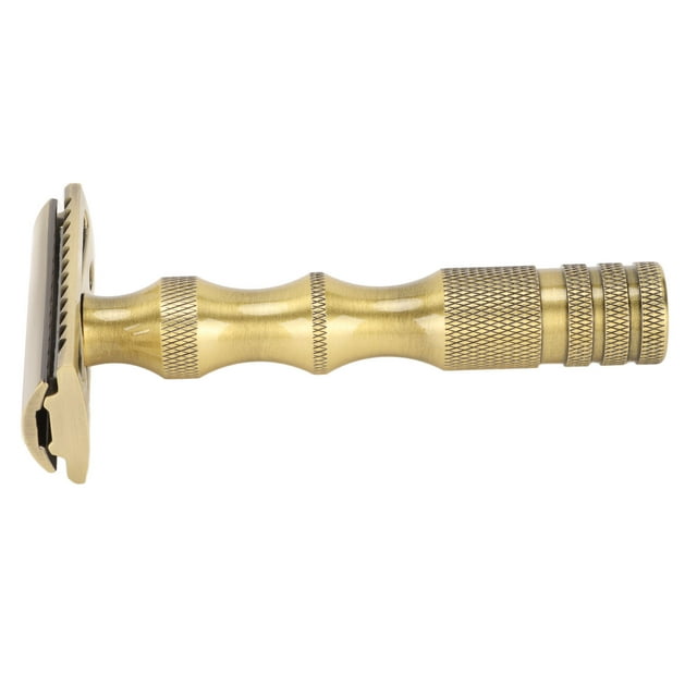Beard Trimming Tool, Replaceable Blades Long Handle Manual Beard Trimmer Double Edge Environmentally Friendly For Home