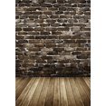 thumbnail image 1 of BSDHOME Polyester Brick Wall Retro Photo Studio Background for Children Photography Backdrop 5x7ft, 1 of 4