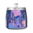 thumbnail image 7 of Yayeee Ashtray with Lid for Cigarette Smokeless Stainless Steel Home Ash Holder, Cat Walking in Street, 7 of 7