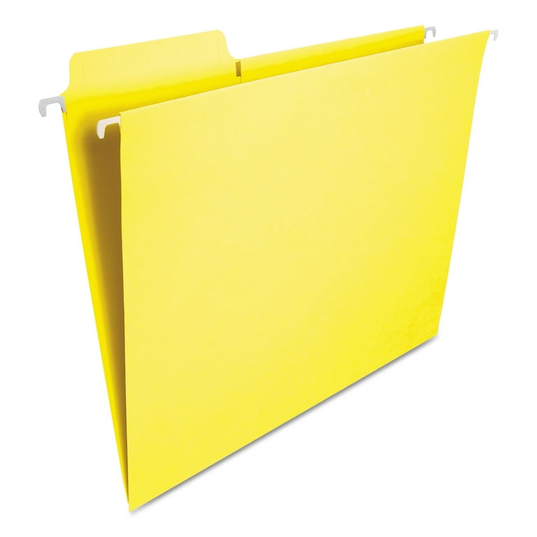 FasTab Hanging Folders, Letter Size, 1/3-Cut Tabs, Yellow, 20/Box FasTab Hanging Folders, Letter Size, 1/3-Cut Tabs, Yellow, 20/Box