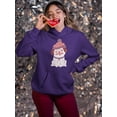 thumbnail image 2 of Lovely Pug Hoodie Women -Smartprints Designs, Female x-Large, 2 of 4