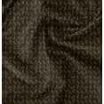 thumbnail image 1 of Soimoi Brown polyester Crepe Fabric Leaves Leaves Print Fabric by Yard 42 Inch Wide, 1 of 6