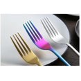 thumbnail image 2 of 1 Set Colorful Romantic Dinner Set Rainbow Flatware Set Wedding Travel Set Stainless Steel Dinner Knife Fork Soup s Set, 2 of 4