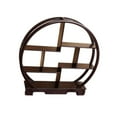 thumbnail image 4 of GROWTH TANK Wooden Dessert Display Shelf Cabinets Rack for Pastry Carving Crafts Desktop brown, 4 of 9