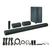 onn. 5.1.2 Surround Soundbar System with Dolby Atmos,Wireless Subwoofer and Ture Wireless Satellites, 42
