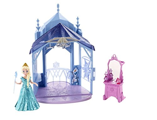 Disney Frozen MagiClip Flip 'N Switch Castle and Anna Doll 