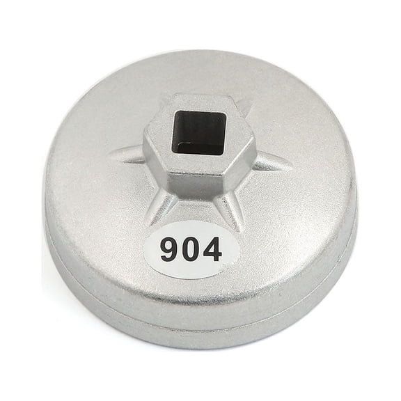 Unique Bargains 1/2" Square 15 Flutes 79mm Cap Oil Filter Wrench Car Remover Tool for