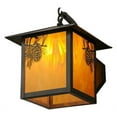 thumbnail image 4 of Meyda Tiffany 147798 Seneca 17" Tall Wall Sconce - Brown, 4 of 4