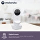 thumbnail image 3 of Motorola Baby Monitor VM44 - Monitor de bebé con vídeo WiFi con cámara Pantalla HD de 4,3" - Se conecta a la aplicación de la guardería, 1000 pies de largo alcance, audio bidireccional, zoom panorámic, 3 of 5