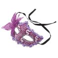 thumbnail image 2 of KAKOWELY Máscaras de baile de máscaras Máscaras de encaje con diseño de mariposa Máscaras de ojos para mujeres, 2 of 5