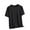 Black, variant on Admvng Mens t-Shirts Solid Color Round Neck Short Sleeved Casual Sports Ice Silk Breathable T-shirt L-4XL