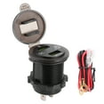 thumbnail image 1 of Cargador de coche Jadeshay USB dual impermeable Negro, 1 of 8