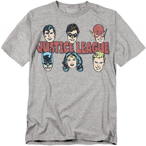 DC Comics T-Shirt Justice Lineup Unisex Graphic Tee For Men & Women