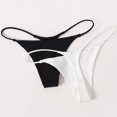 thumbnail image 2 of Bragas de tiro bajo para mujer, ropa interior Sexy, tangas, 2 of 5