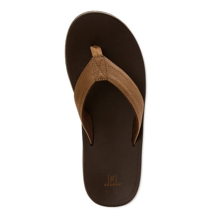 

George Men s Comfort Thong Sandals