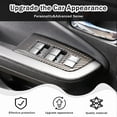 thumbnail image 2 of TINKI 4PCS Window Lift Switch Panel Frame Cover Trim for Honda Pilot 2016-2022/ Passport 2019-2023, ABS Material Car Door Window Glasses Lifter Button Decoration Accessories, 2 of 14